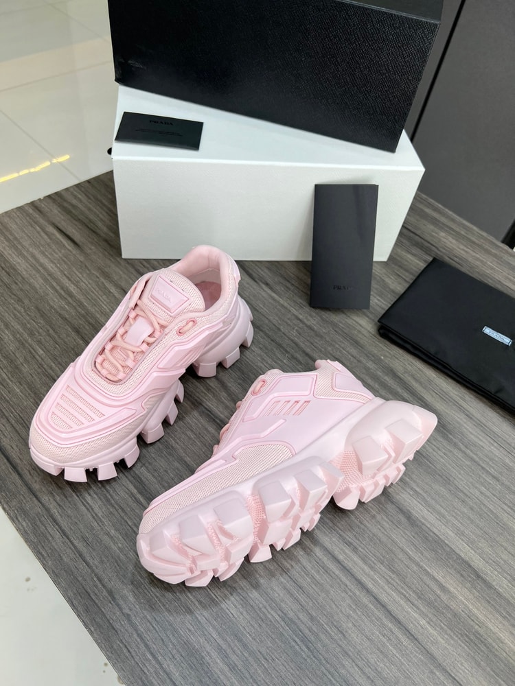 Prada Cloudbust Thunder Sneakers Pink For Women PRD 1E819L_3KR2_F0E18_F_050