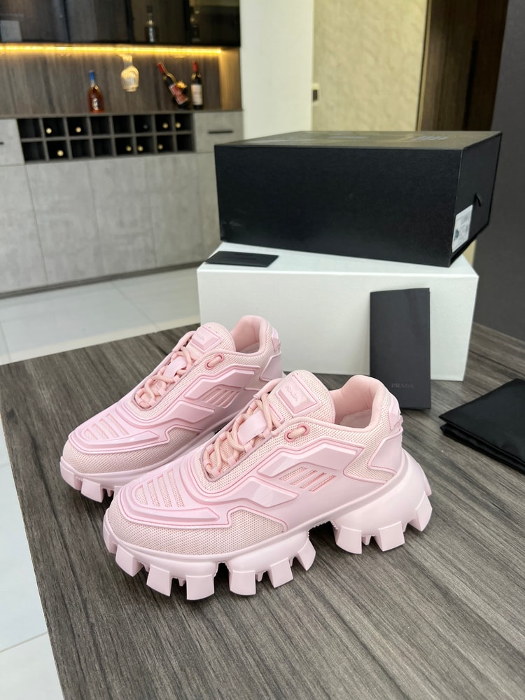 Prada Cloudbust Thunder Sneakers Pink For Women PRD 1E819L_3KR2_F0E18_F_050