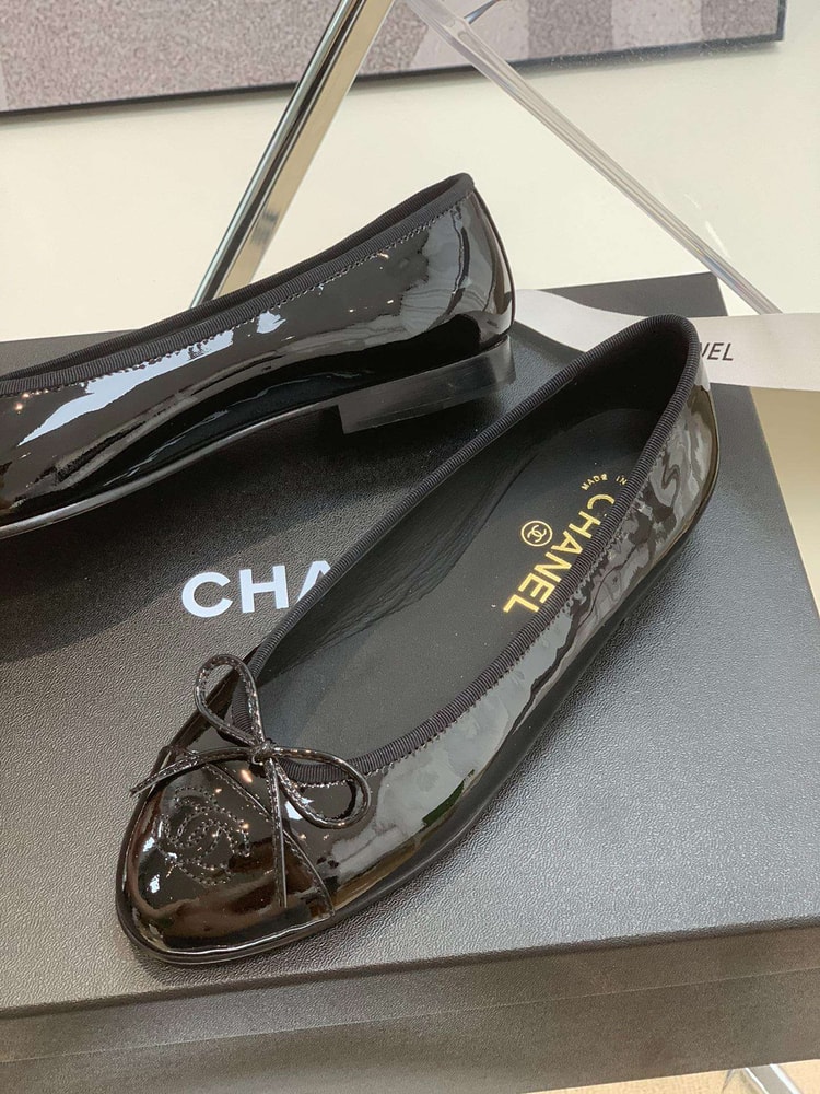 Chanel Ballet Flats Black For Women