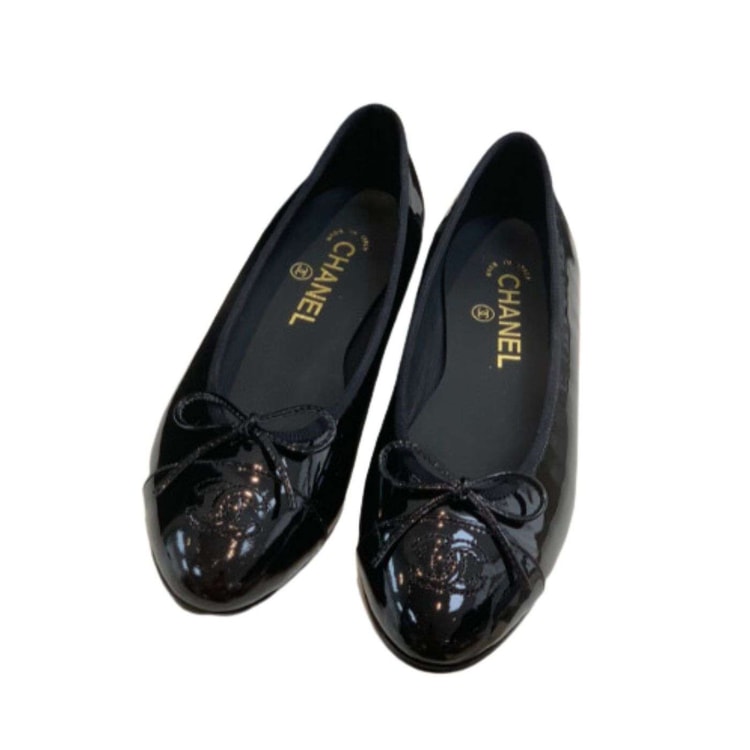 Chanel Ballet Flats Black For Women