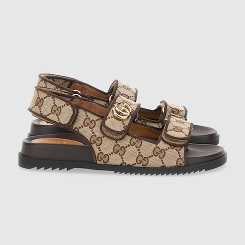 Gucci Double G Sandal Beige For Women 771575 G1730 9755