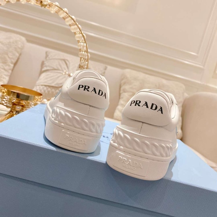 Prada Fyre Low Heel Sneaker White For Women