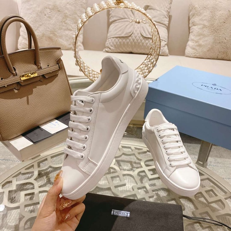 Prada Fyre Low Heel Sneaker White For Women