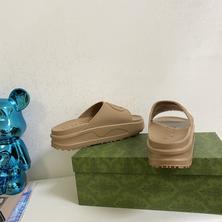 Gucci Interlocking G Slide Sandal Yellow For Men 692380 JF000 3727