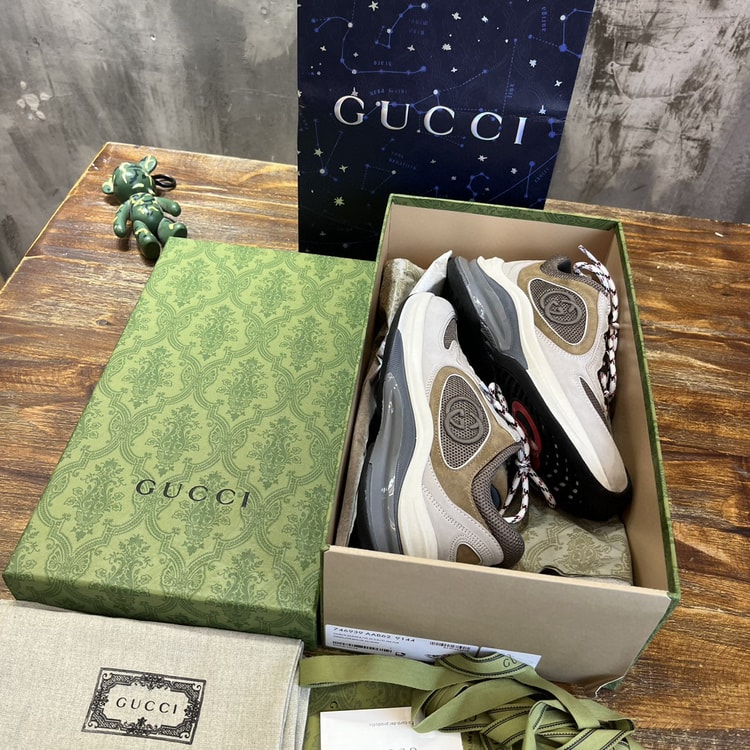Gucci Run Sneaker Grey For Men