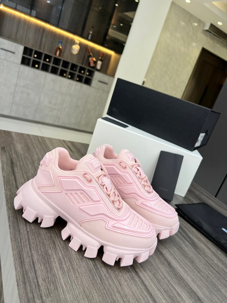 Prada Cloudbust Thunder Sneakers Pink For Women PRD 1E819L_3KR2_F0E18_F_050