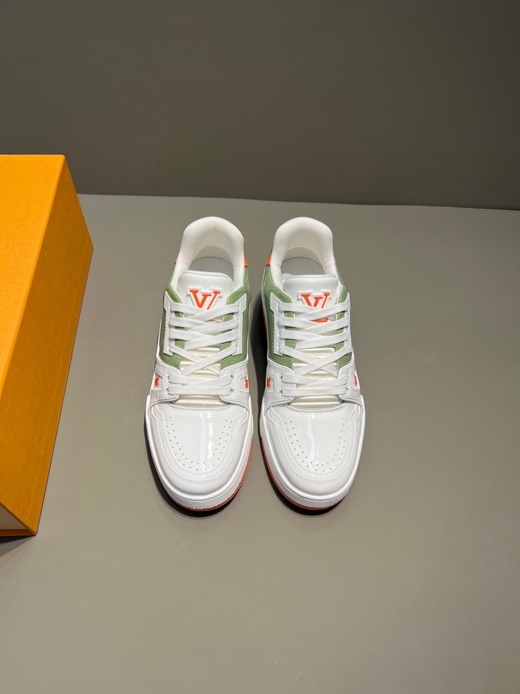 Louis Vuitton Trainer Sneaker Mix Of Materials Multi Color For Men LV