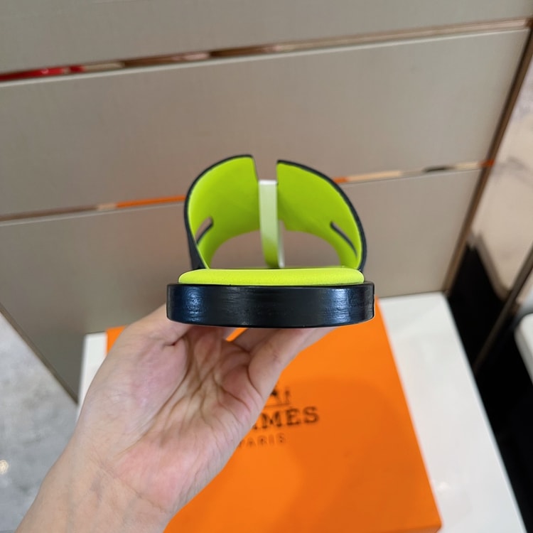 Hermes Izmir Sandal Black For Men