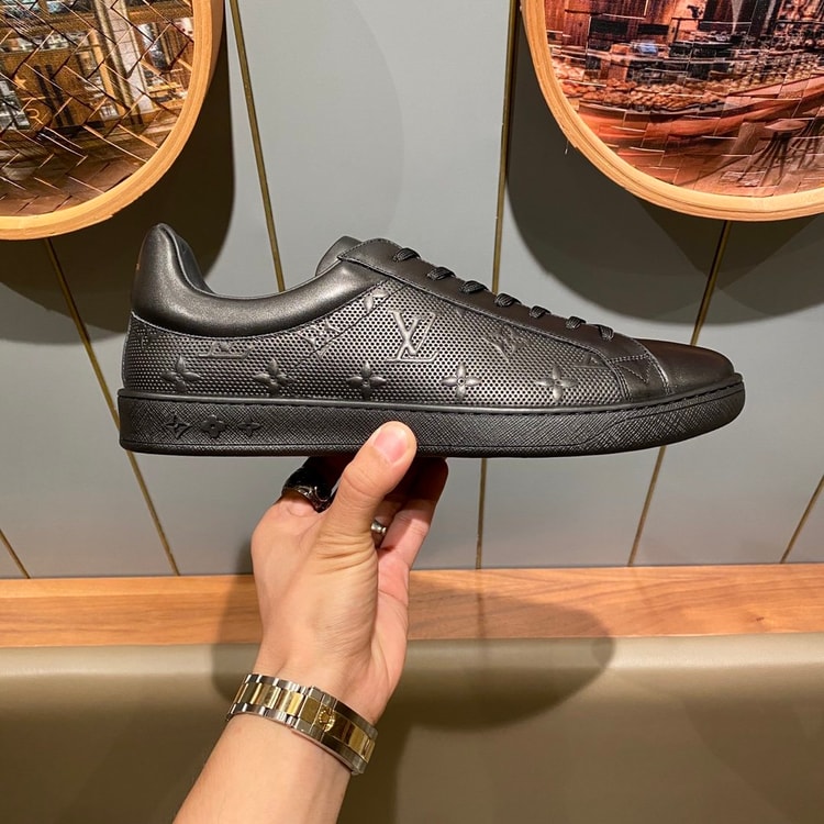 Louis Vuitton Luxembourg Sneaker Black For Men LV 1A8QEB
