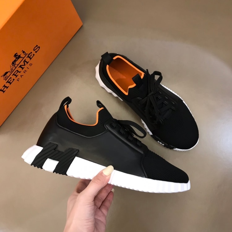 Hermes Depart Sneaker Black For Men H212918ZH02430