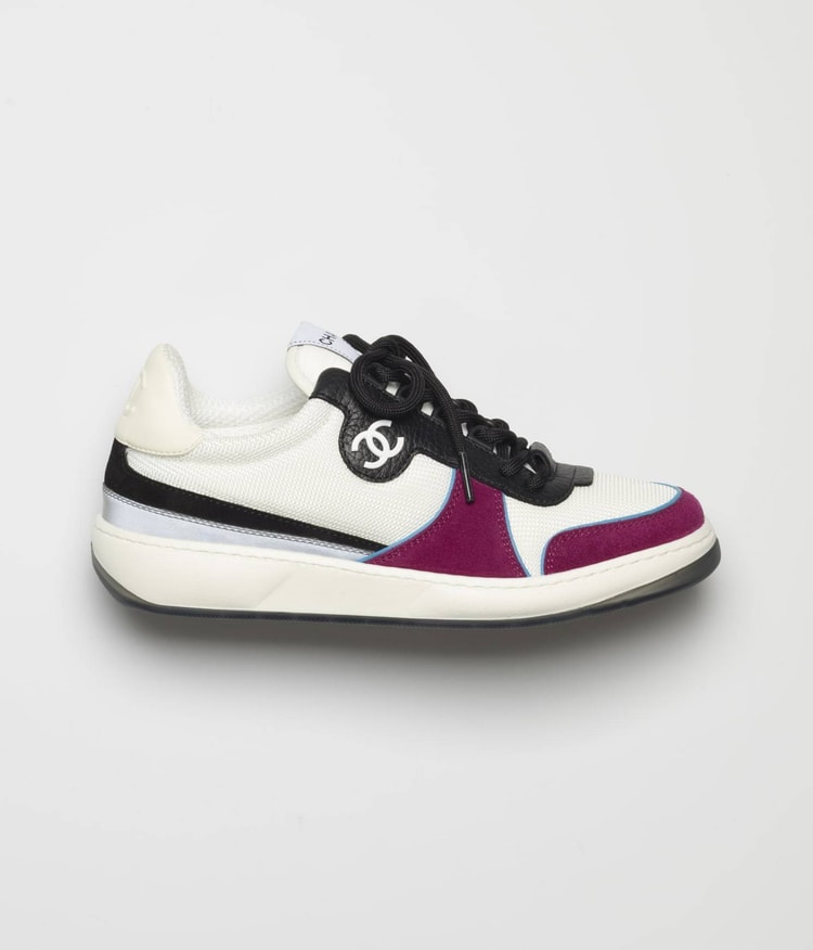 Chanel Sneakers White/Rosy For Women, Women's Shoes