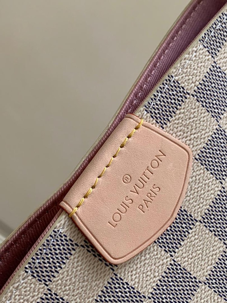 [True-to-ORIGINAL] Louis Vuitton Graceful PM Bag Damier Azur Canvas Rose Ballerine Pink For Women 35cm/13.8in N42249
