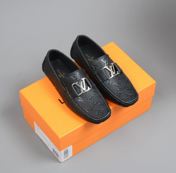 Louis Vuitton Monte Carlo Mocassin Black For Men LV Size 41EU - 8US