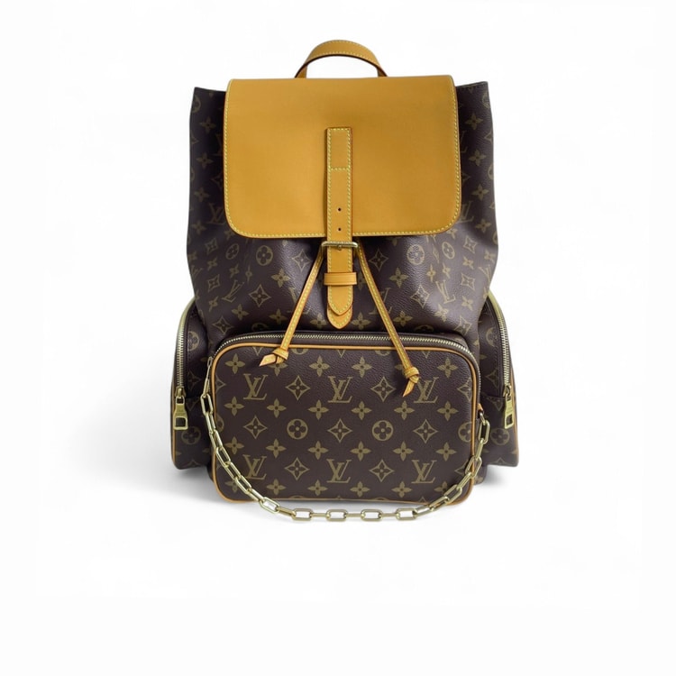 Louis Vuitton Trio Backpack Monogram Canvas By Virgil Abloh For Men, Men's Bags 44cm LV M44658