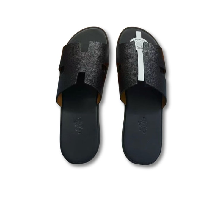 Hermes Izmir Sandal Black For Men H041141ZH01425