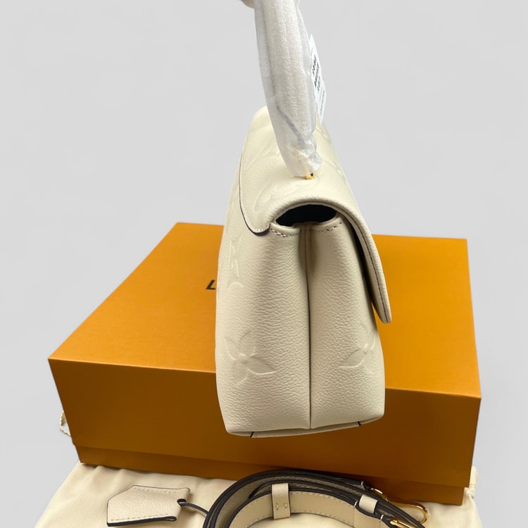 [True-to-ORIGINAL] Louis Vuitton Madeleine BB Monogram Empreinte Beige For Women 9.4in/24cm - M46008