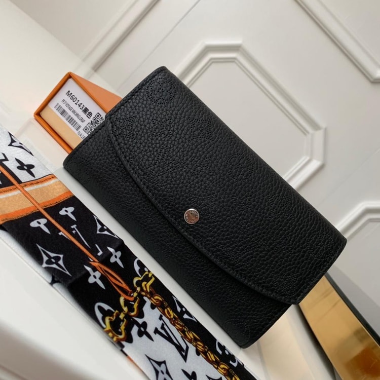 Louis Vuitton Iris Wallet Monogram Canvas Black For Women, Women's Wallet 7.48in/19cm LV M60143