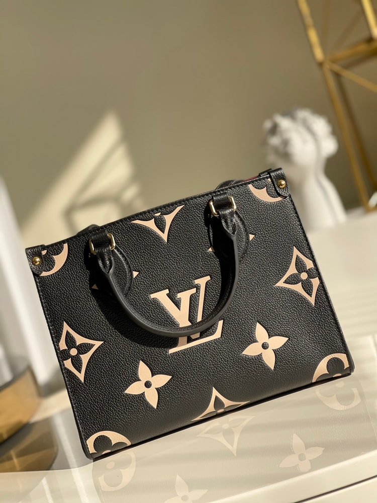 Louis Vuitton OnTheGo PM Tote Bag Black For Women 9.8in/25cm LV M45659