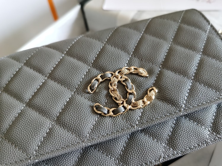 Chanel Mini Flap Bag Grey