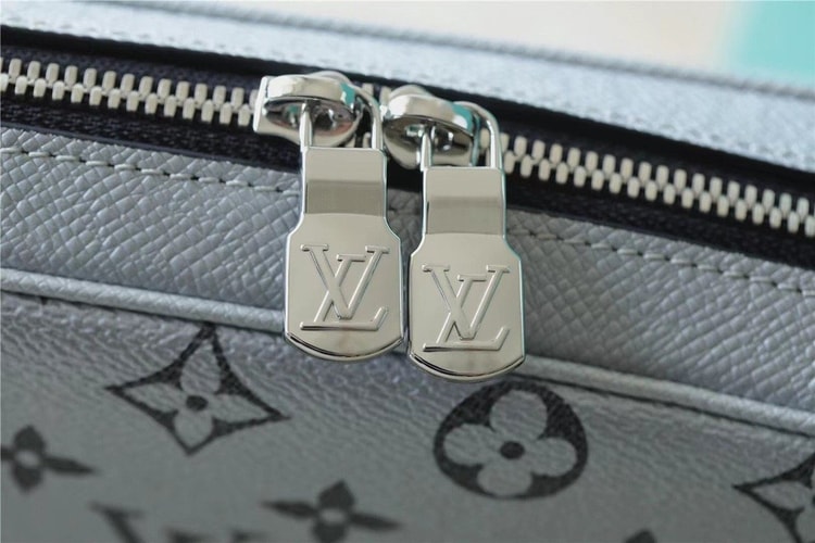 [True-to-ORIGINAL] Louis Vuitton Outdoor Messenger Bag Monogram/Taiga Gunmetal Grey For Men Bags 10.2in/26cm - M30830