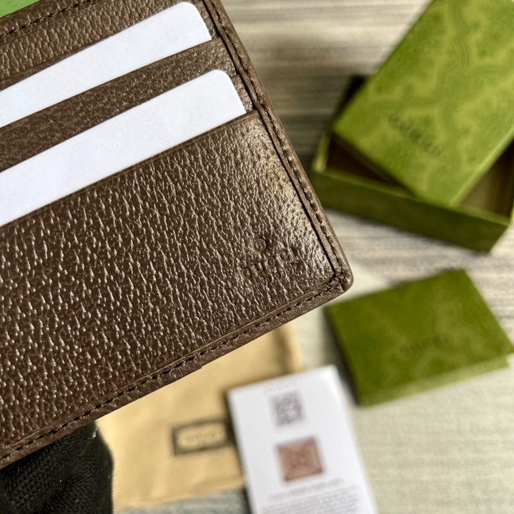 Gucci Jumbo GG Wallet Brown For Men 4.3in/11cm GG 699308 UKMBG 2572