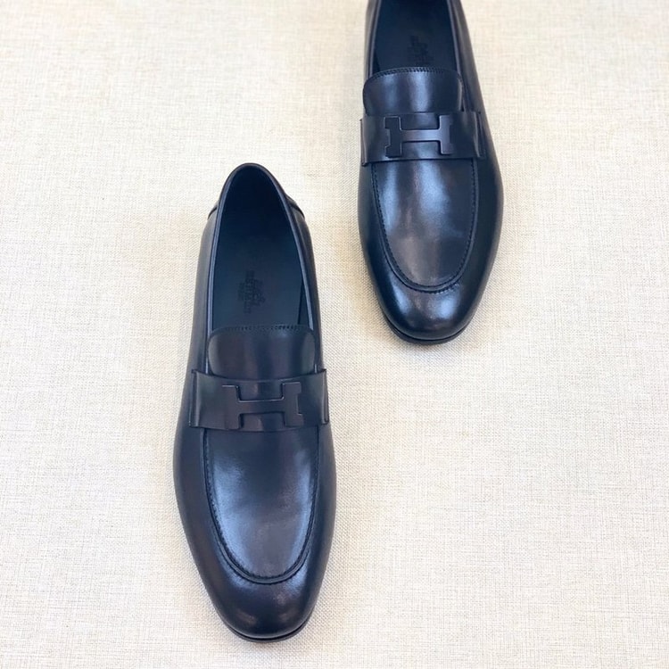 Hermes Paris Loafer Black For Men