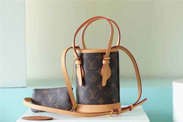 Louis Vuitton Nano Bucket Bag Monogram Canvas Brown