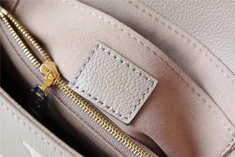 [True-to-ORIGINAL] Louis Vuitton Madeleine BB Monogram Empreinte Dove Gray/ Creme Beige Bags For Women 9.4in/24cm