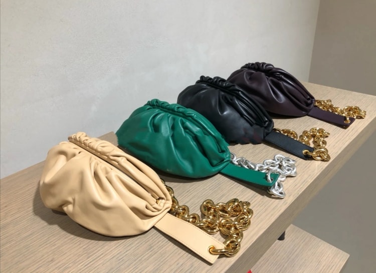 Bottega Veneta Chain Pouch Green, For Women, Women’s Bags 12.2in/31cm