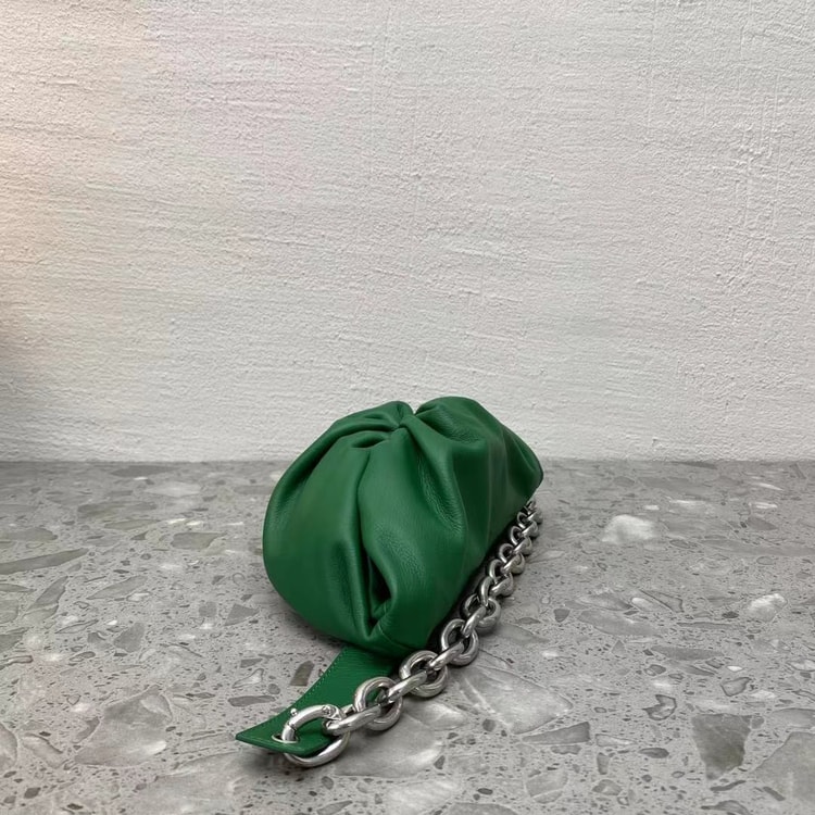 Bottega Veneta Chain Pouch Green, For Women, Women’s Bags 12.2in/31cm