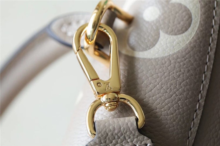 [True-to-ORIGINAL] Louis Vuitton Madeleine BB Monogram Empreinte Dove Gray/ Creme Beige Bags For Women 9.4in/24cm