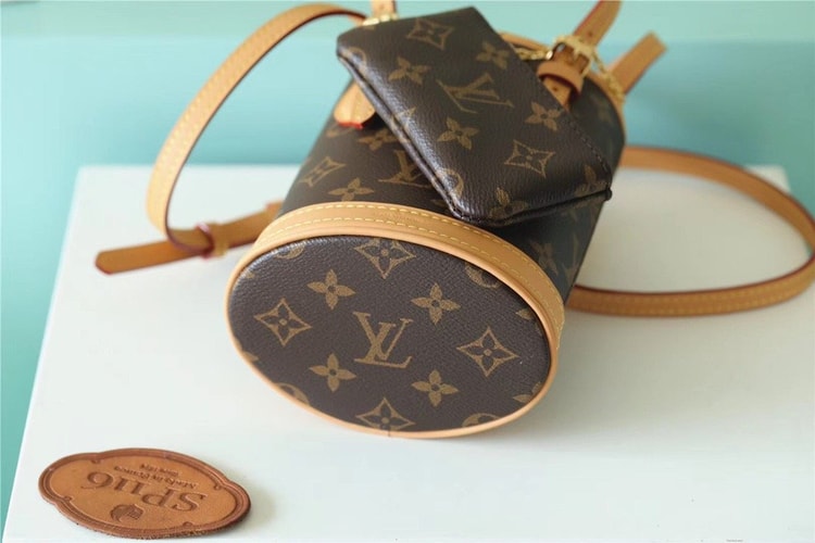 Louis Vuitton Nano Bucket Bag Monogram Canvas Brown