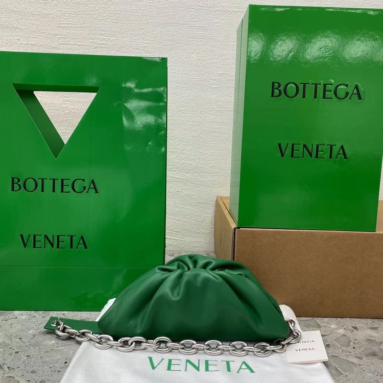 Bottega Veneta Chain Pouch Green, For Women, Women’s Bags 12.2in/31cm