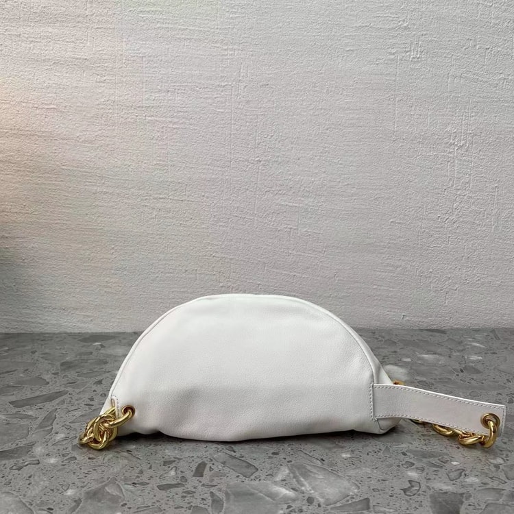 Bottega Veneta Chain Pouch White, For Women, Women’s Bags 12.2in/31cm