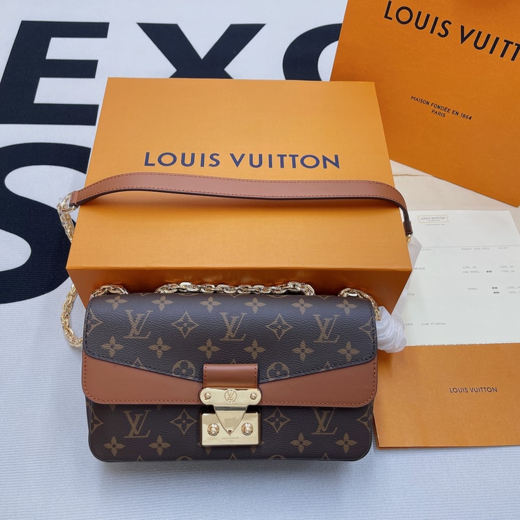 Louis Vuitton Marceau Monogram Canvas Caramel Brown M46127