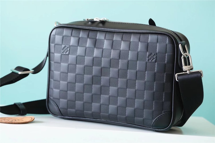 Louis Vuitton Sirius Messenger Damier Infini Onyx For Men, Men's Bags, Shoulder And Crossbody Bags 10.6in/27cm LV N45286