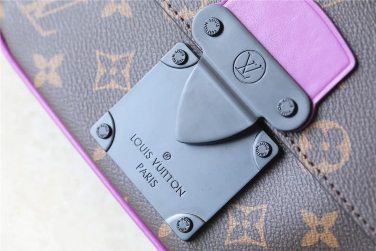 Louis Vuitton S-Lock Sling Monogram Macassar Purple For Men, Men's Bags, Crossbody Bags 8.3in/21cm LV M46245