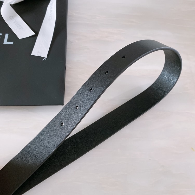 Chanel Belt With Double C Buckle Black Women Belt