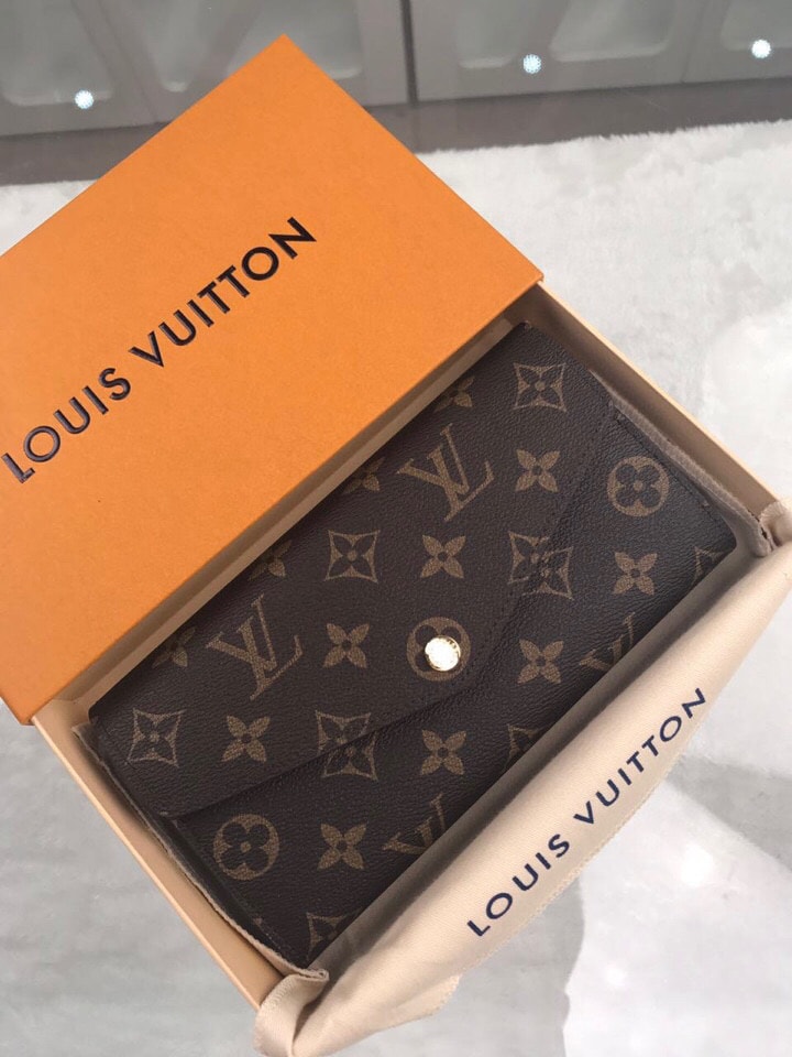 Louis Vuitton Sarah Wallet Monogram Canvas For Women, Women's Wallets 7.5in/19cm LV M60531