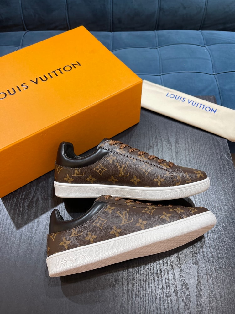 Louis Vuittion Luxembourg Sneaker Brown For Men LV 1A4PAF
