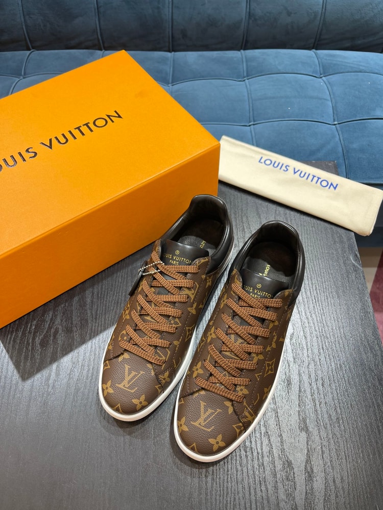 Louis Vuittion Luxembourg Sneaker Brown For Men LV 1A4PAF