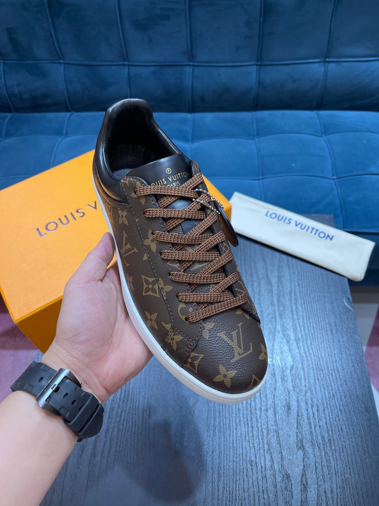 Louis Vuittion Luxembourg Sneaker Brown For Men LV 1A4PAF