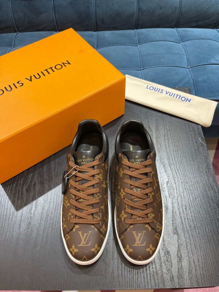 Louis Vuittion Luxembourg Sneaker Brown For Men LV 1A4PAF