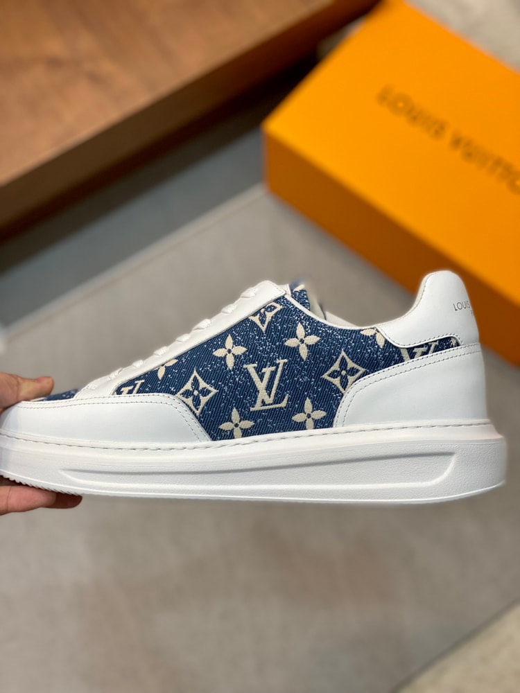 Louis Vuittion Beverly Hills Sneaker Blue For Men LV