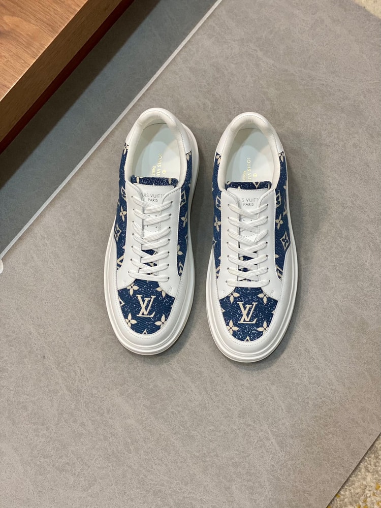 Louis Vuittion Beverly Hills Sneaker Blue For Men LV