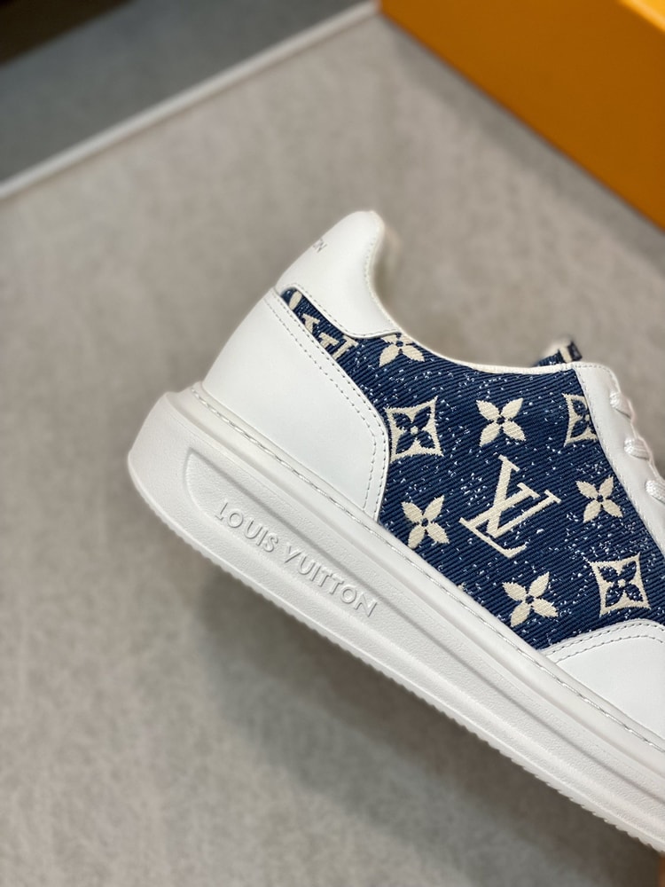 Louis Vuittion Beverly Hills Sneaker Blue For Men LV