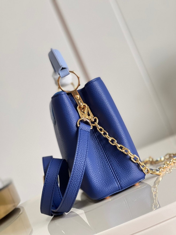 Louis Vuitton Capucines BB Blue For Women, Women’s Handbags, Shoulder Bags And Crossbody Bags 10.6in/27cm LV