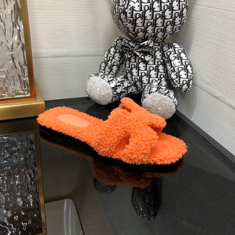 Hermes Oran Sandal Orange For Women H212178Z H5355